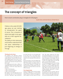 The concept of triangles