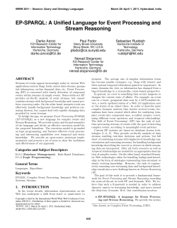 EP-SPARQL: A Unified Language for Event Processing and Stream