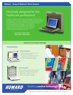 Intuitively designed for the healthcare professional.