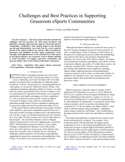 Challenges and Best Practices in Supporting