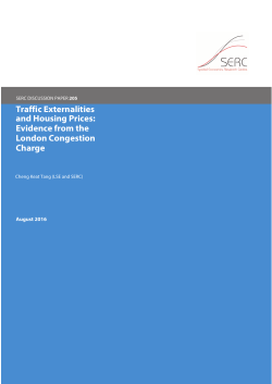 Traffic Externalities and Housing Prices: Evidence from the London
