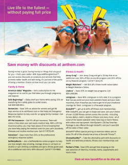 Live life to the fullest &mdash; without paying full price Save money with