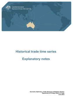 explanatory - Department of Foreign Affairs and Trade