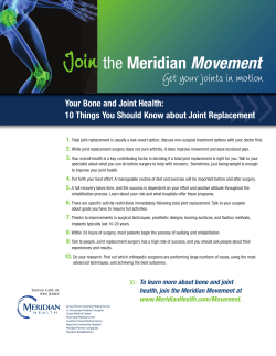 10 Steps to Consider Before Joint Surgery