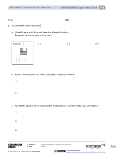 Mid-Module Assessment