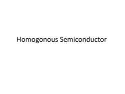 Homogonous Semiconductor