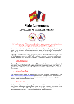 languages at ysgol iolo morganwg