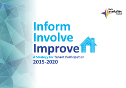 A Strategy for Tenant Participation