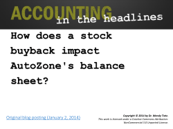 PowerPoint Presentation - Accounting in the Headlines
