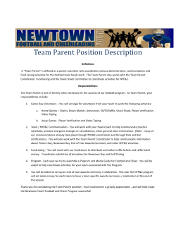 Team Parent Responsibilities