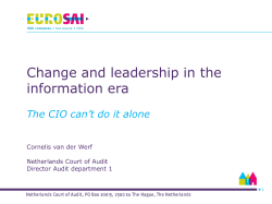 The CIO can`t do it alone