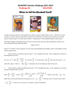 Calculus Challenge 5 BB SOLUTION