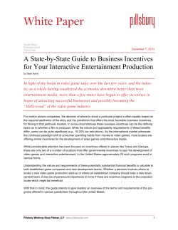 A State-by-State Guide to Business Incentives for Your Interactive