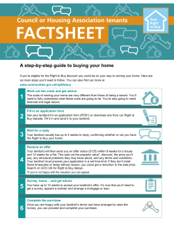 Right to Buy Factsheet