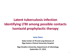 Latent tuberculosis infection. Identifying LTBI among possible