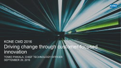 KONE Corporation Title, Arial 40pt