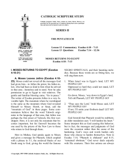 catholic scripture study - St. Lawrence Catholic Parish