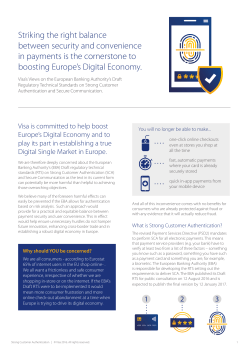 Striking the right balance between security and