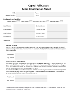 Microsoft Word - 2015 Jeff Cup - Check-in Info