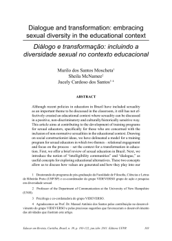 Dialogue and transformation