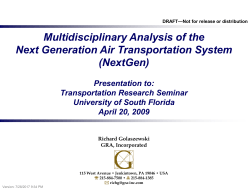 Multidisciplinary Analysis of the