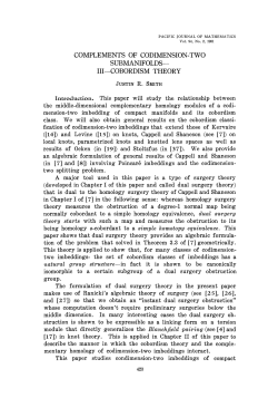 COMPLEMENTS OF CODIMENSION-TWO