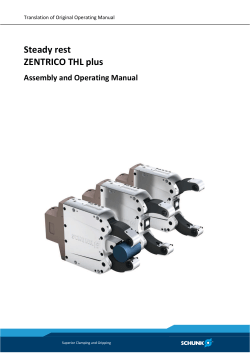 Steady rest ZENTRICO THLplus