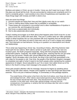 Amos 7:7-17 - United Parish of Upton