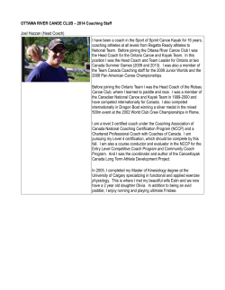 2014 Coaching Staff Joel Hazzan (Head Coach)