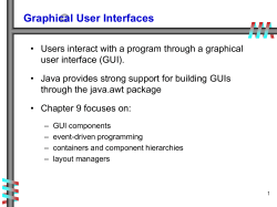 GUI Components
