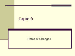 rate of change