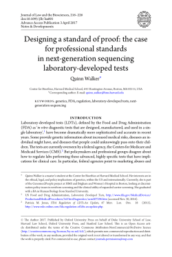 Designing a standard of proof: the case for