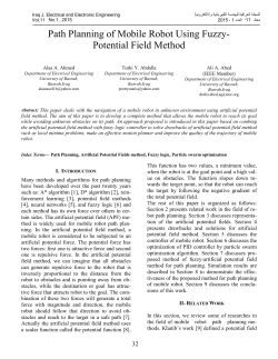 Path Planning of Mobile Robot Using Fuzzy