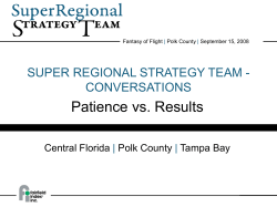 Conversations: Patience vs. Results