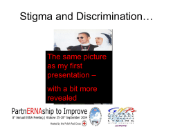Risk Groups, ideas how RC/RC can work with different groups . The