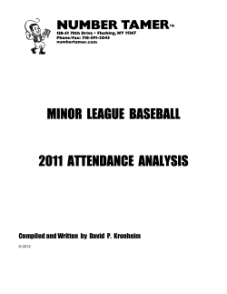 2011 MINOR League Baseball Attendance Analysis