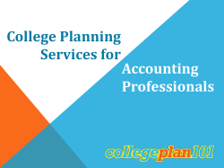 Powerpoint - College Plan 101