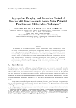 Aggregation, Foraging, and Formation Control of Swarms with Non