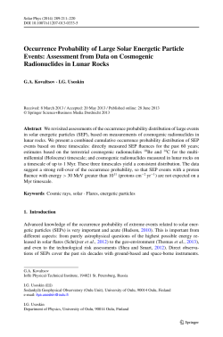 Occurrence Probability of Large Solar Energetic Particle Events