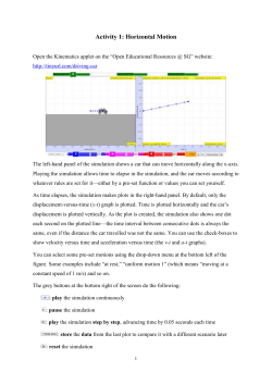 ejss_model_kinematics Motion in One Dimension