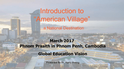 Introduction to *American Village* ...a National Destination