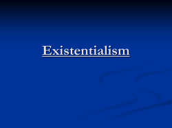 Jean-Paul Sartre`s Moral Theory
