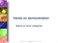 Demo Colour Categories