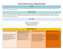 Strategic Plan - Easton Public Schools