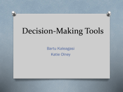 Decision-Making Tools