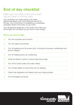 102KB End-of-day checklist