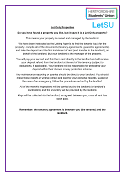 Information about LetSU Let Only Properties