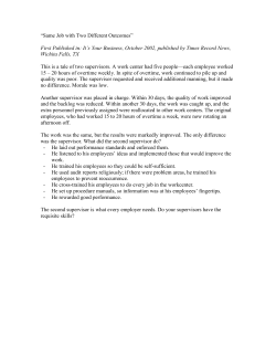 Same Job with Two Different Outcomes