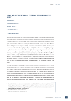 Price Adjustment Lags: Evidence from Firm