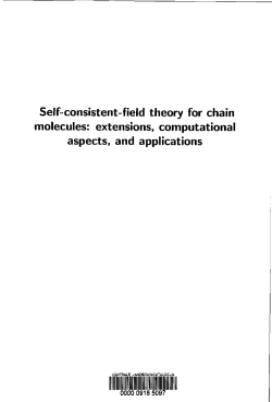 Self-consistent-field theory for chain molecules